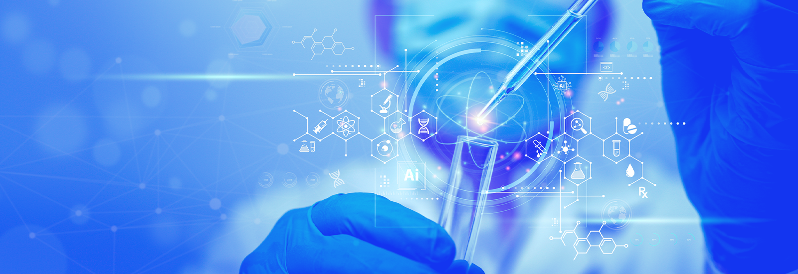 Scientist AI technology biotechnology medical research